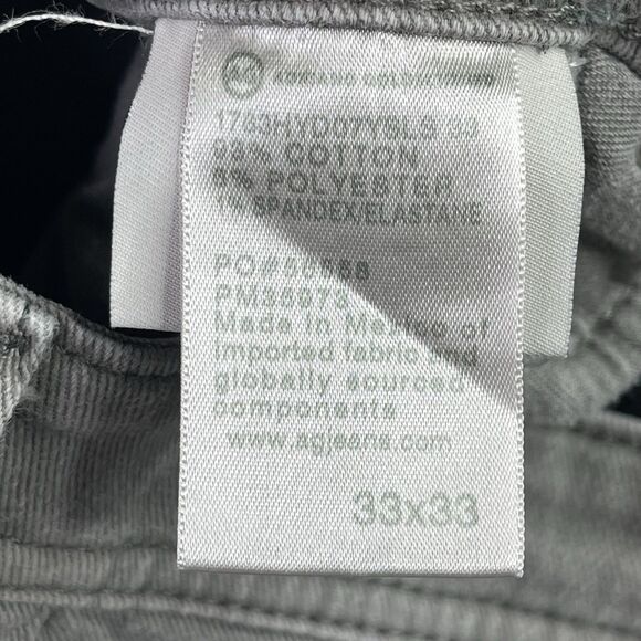 Ag Adriano Goldschmied Tellis Pants Men’s 33X32 Gray Modern Slim Mid-Rise - Picture 7 of 14